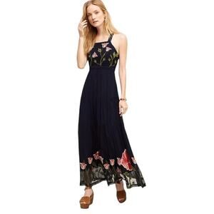 Floreat Black Floral Maxi Dress